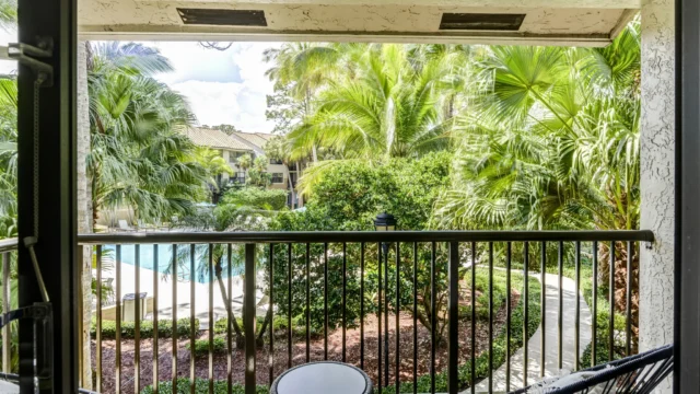 Gables Town Place Model patio